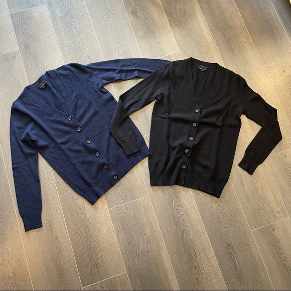 (Lot of 2) J. Crew wool/cashmere cardigans (Sz XS) - Picture 2 of 16